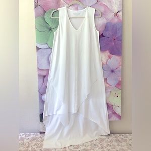 Soft Surroundings white sleeveless dress. Size XS.